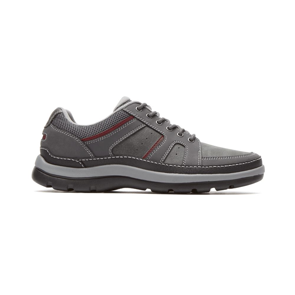 Rockport Get Your Kicks Mudguard Blucher - Mens Walking Shoes - Grey - NZ (NMD-184652)